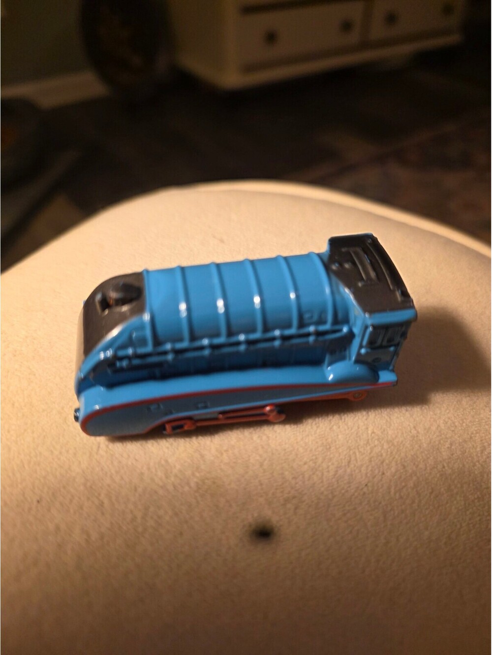 Vintage Blue Metal Toy Train Locomotive Model N92